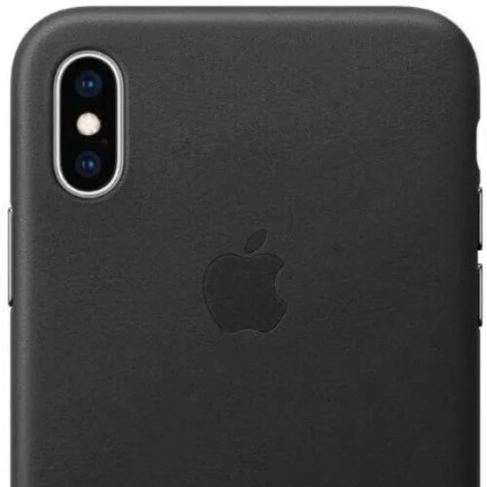 Apple iPhone XS Max Leather Case Black